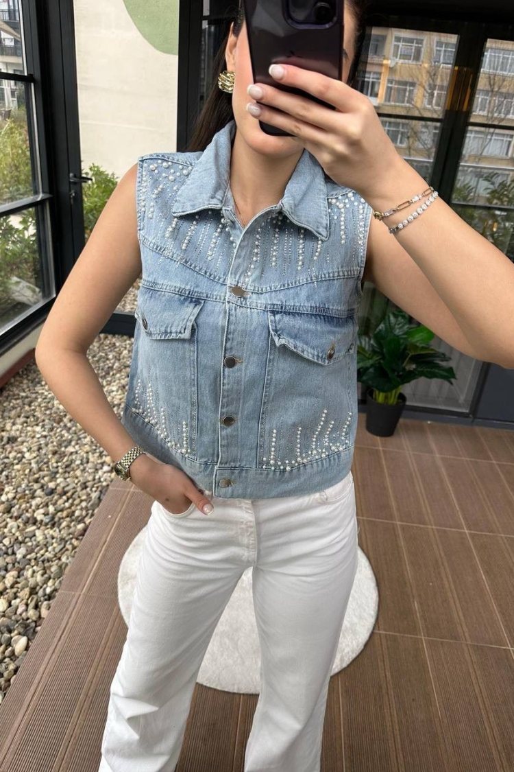 Pearl Jean Vest