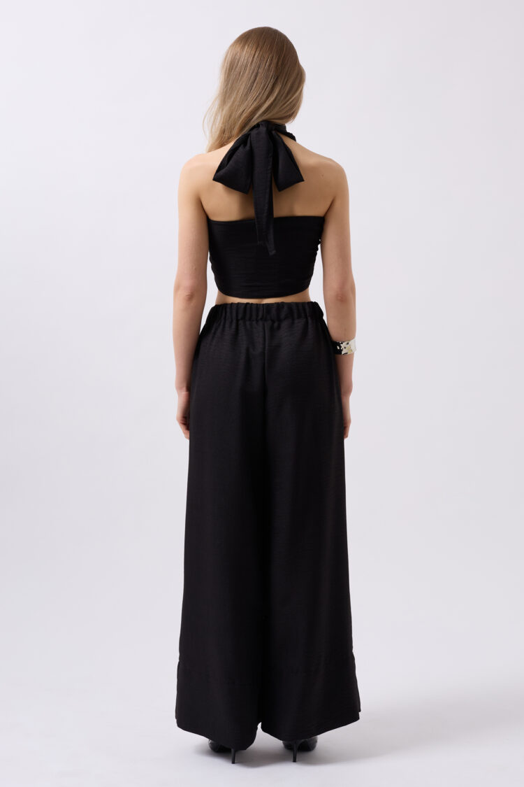 Low Waist Oversize Linen Pants