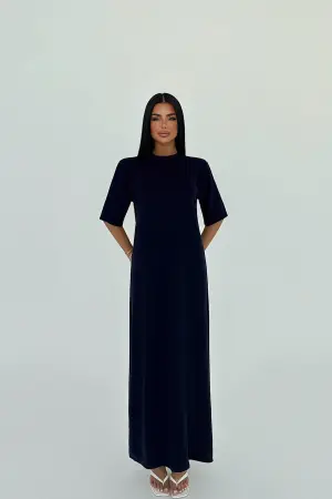 Basic Long Dress - EYYO ATELIER - Globality Store - Women Clothes Wholesale Turkey