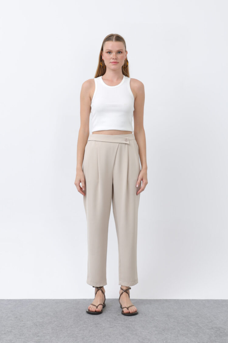 Women's Double-breasted Pants