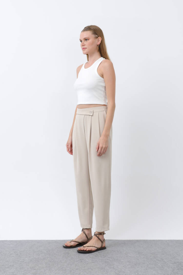 Women's Double-breasted Pants