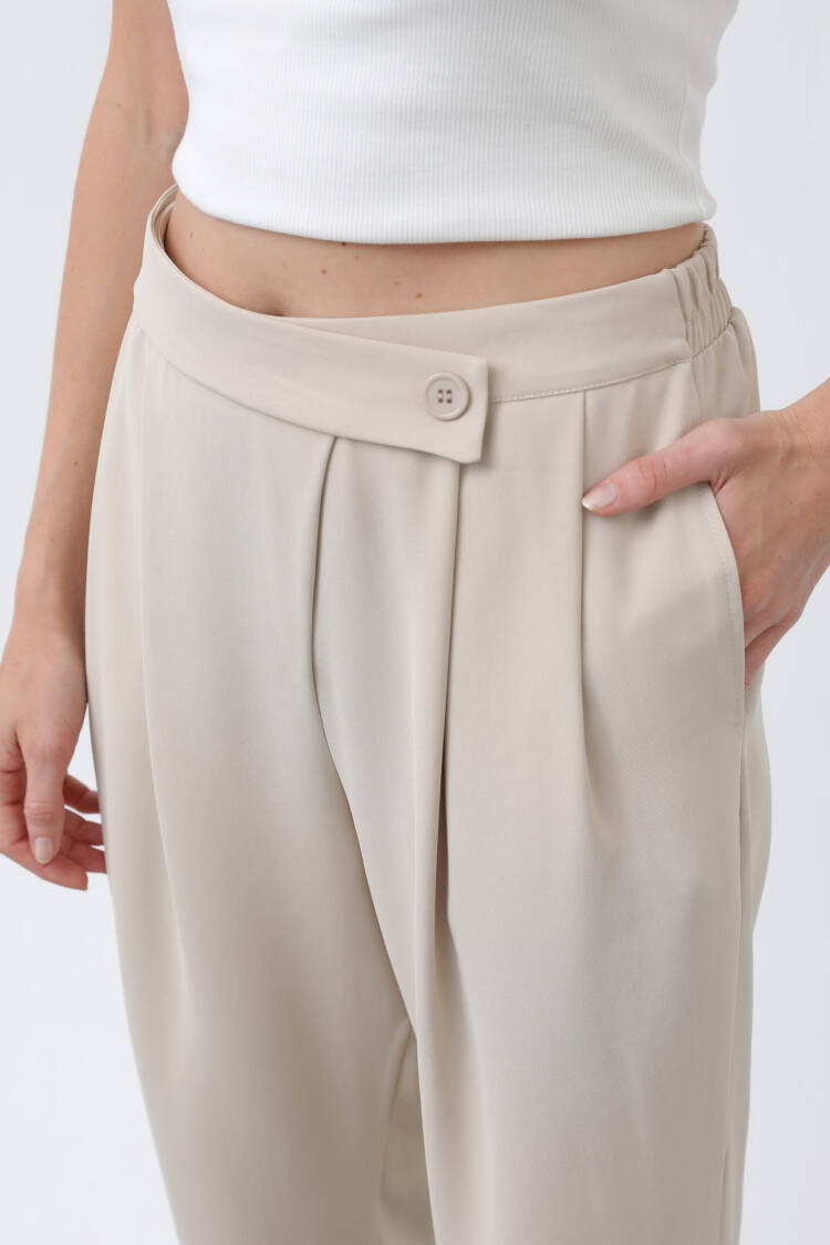 Women's Double-breasted Pants