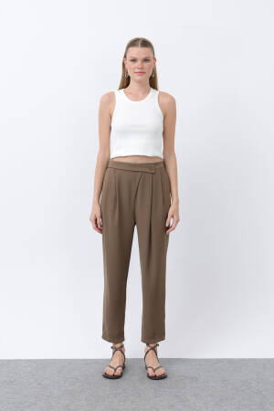 Women's Double-breasted Pants - Puane - Globality Store - Women Clothes Wholesale Turkey