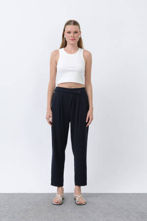 Women's Double-breasted Pants - Puane - Globality Store - Women Clothes Wholesale Turkey