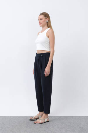 Women's Double-breasted Pants - Puane - Globality Store - Women Clothes Wholesale Turkey