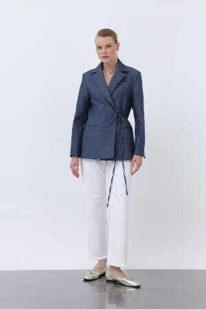 Women's Side Tie Jacket - SOUL - Globality Store - Women Clothes Wholesale Turkey