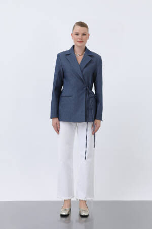 Women's Side Tie Jacket - SOUL - Globality Store - Women Clothes Wholesale Turkey