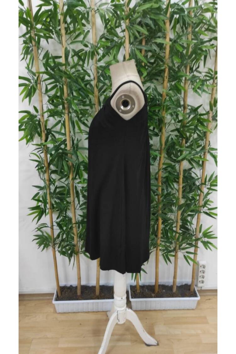 Women's Off Shoulder Round Neck Pleated Viscose Dress