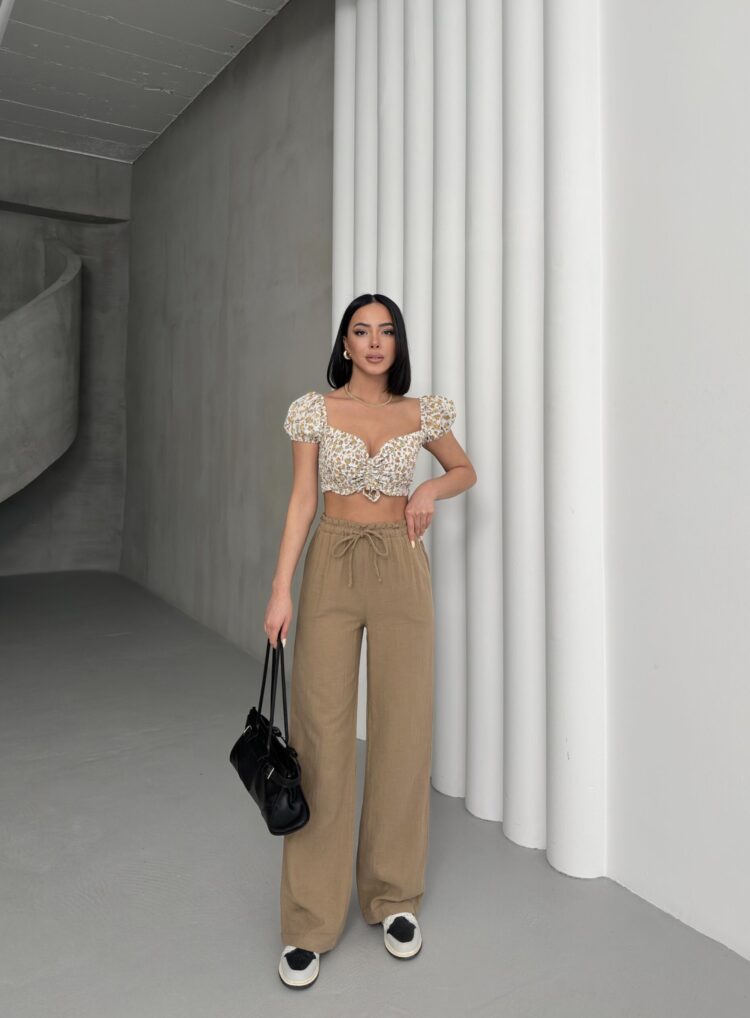 Mueslin Plain Pants - My Fashion - Globality Store - Women Clothes Wholesale Turkey
