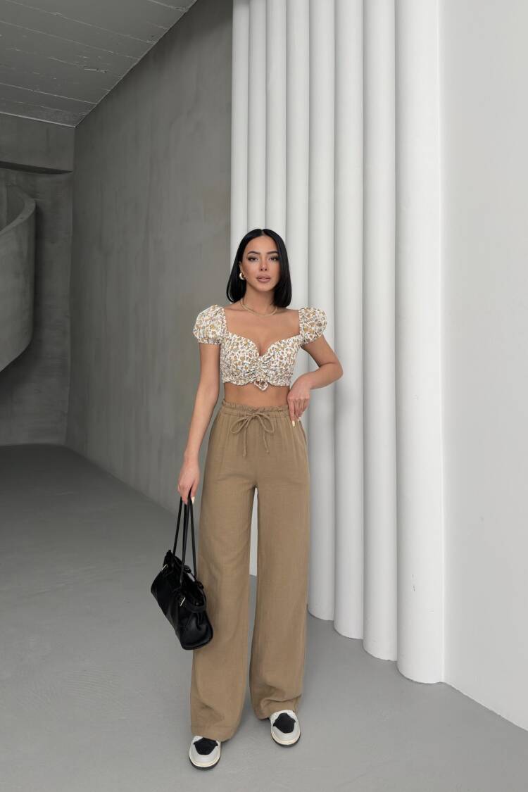 Mueslin Plain Pants - My Fashion - Globality Store - Women Clothes Wholesale Turkey