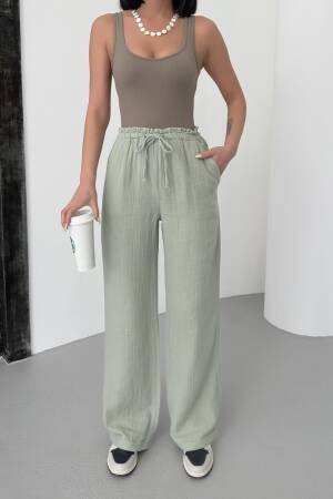 Mueslin Plain Pants - My Fashion - Globality Store - Women Clothes Wholesale Turkey