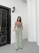 Mueslin Plain Pants - My Fashion - Globality Store - Women Clothes Wholesale Turkey