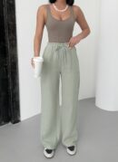 Mueslin Plain Pants - My Fashion - Globality Store - Women Clothes Wholesale Turkey