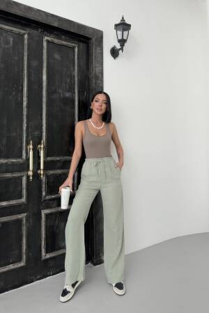Mueslin Plain Pants - My Fashion - Globality Store - Women Clothes Wholesale Turkey