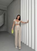 Garnished Pants - My Fashion - Globality Store - Women Clothes Wholesale Turkey