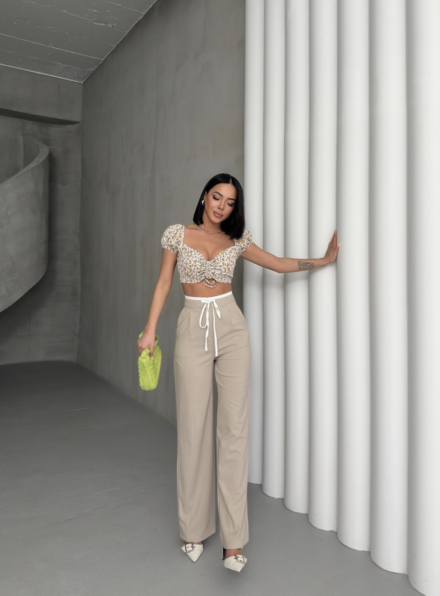 Garnished Pants - My Fashion - Globality Store - Women Clothes Wholesale Turkey