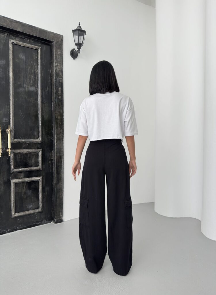 Cargo Pocket Gabardine Pants
