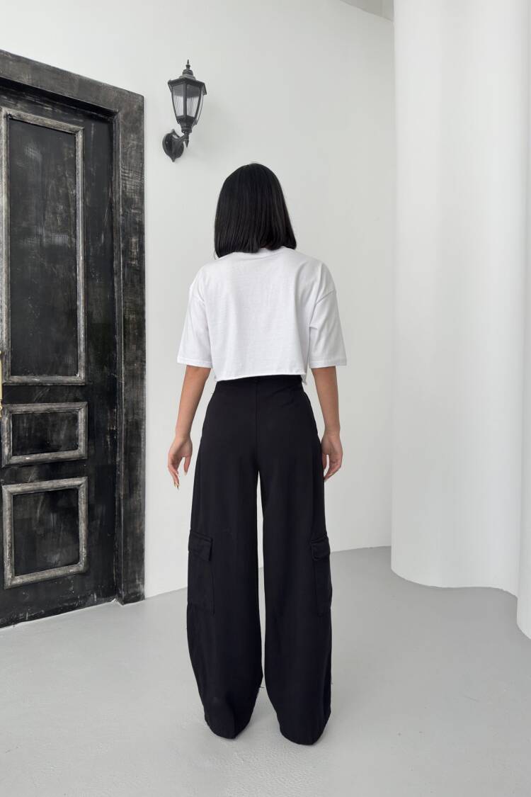 Cargo Pocket Gabardine Pants