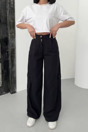 Cargo Pocket Gabardine Pants - My Fashion - Globality Store - Women Clothes Wholesale Turkey