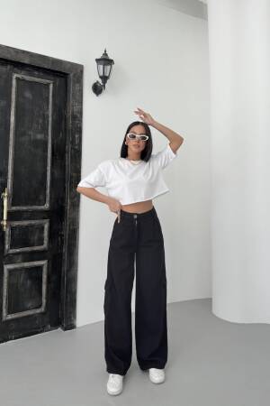 Cargo Pocket Gabardine Pants - My Fashion - Globality Store - Women Clothes Wholesale Turkey