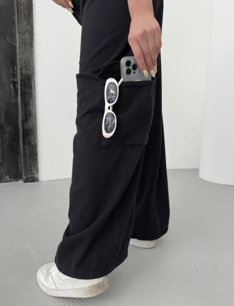 Cargo Pocket Gabardine Pants