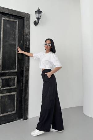 Cargo Pocket Gabardine Pants - My Fashion - Globality Store - Women Clothes Wholesale Turkey
