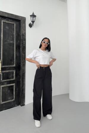 Cargo Pocket Gabardine Pants - My Fashion - Globality Store - Women Clothes Wholesale Turkey