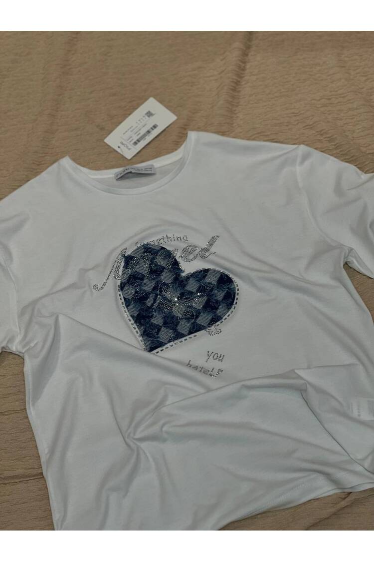 Heart Printed Tshirt