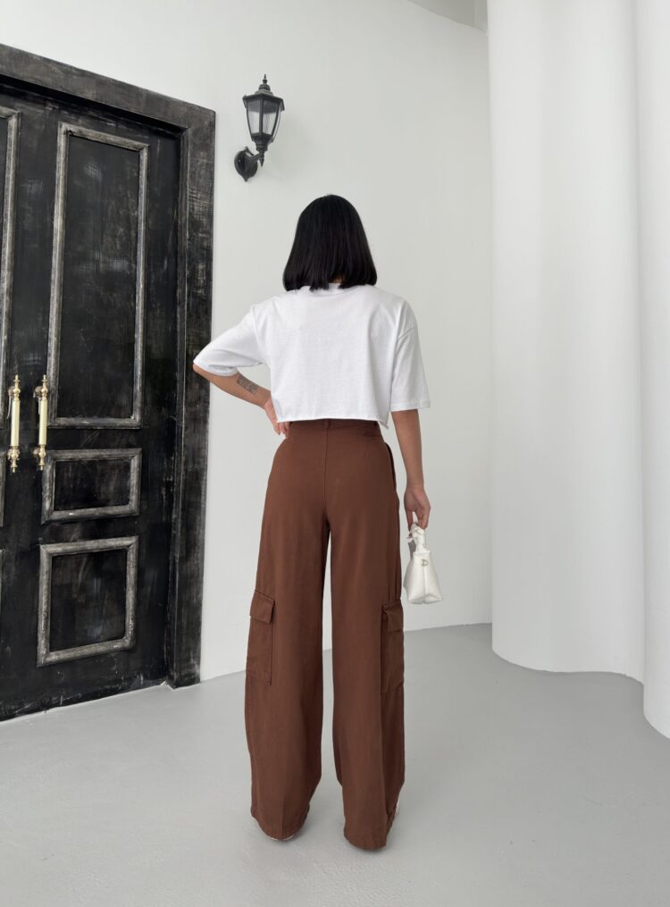 Cargo Pocket Gabardine Pants