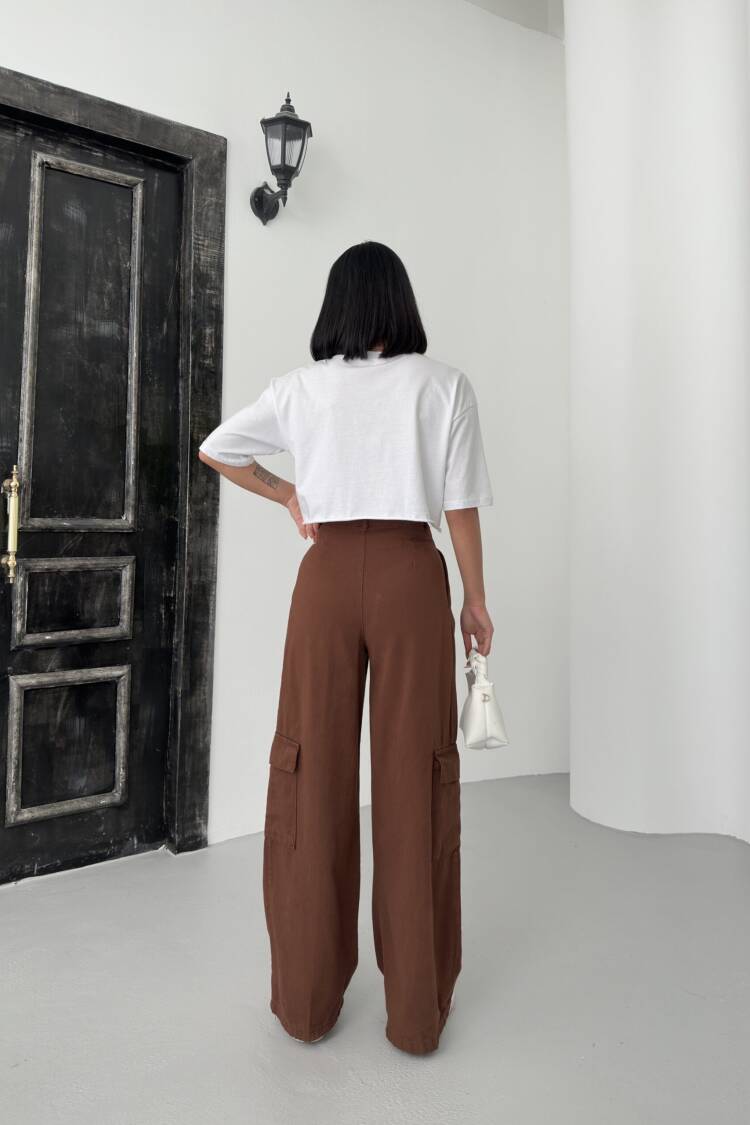 Cargo Pocket Gabardine Pants