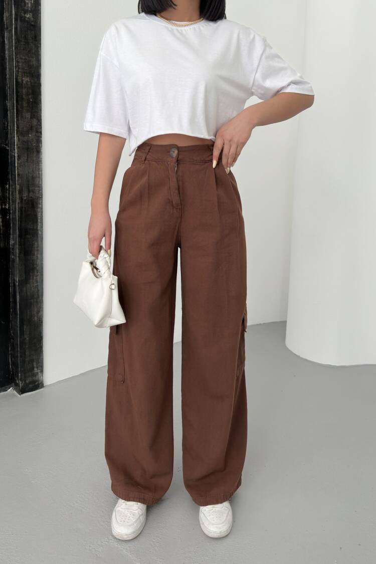 Cargo Pocket Gabardine Pants