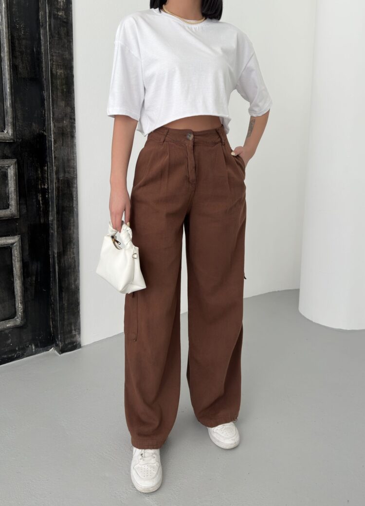 Cargo Pocket Gabardine Pants