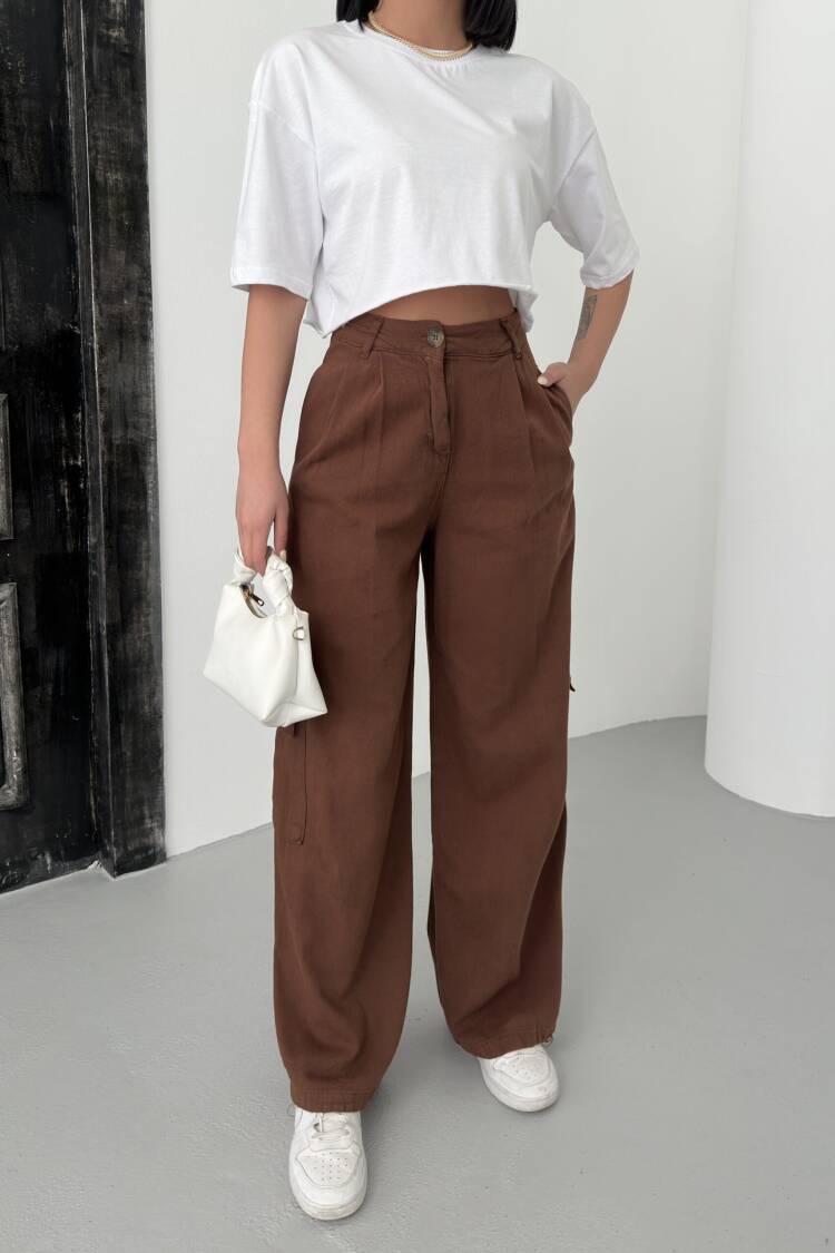 Cargo Pocket Gabardine Pants