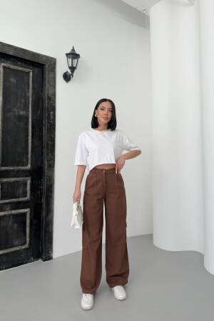 Cargo Pocket Gabardine Pants - My Fashion - Globality Store - Women Clothes Wholesale Turkey
