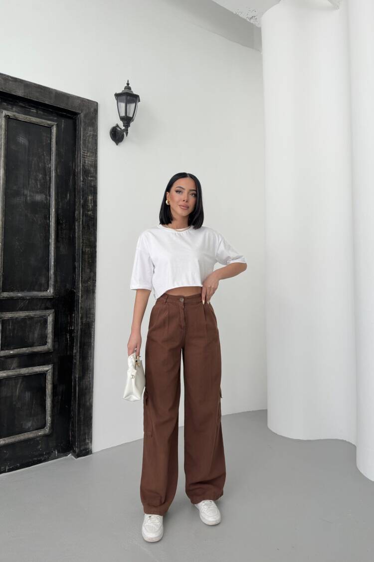 Cargo Pocket Gabardine Pants