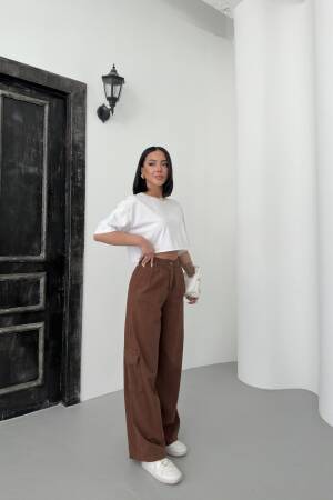 Cargo Pocket Gabardine Pants - My Fashion - Globality Store - Women Clothes Wholesale Turkey