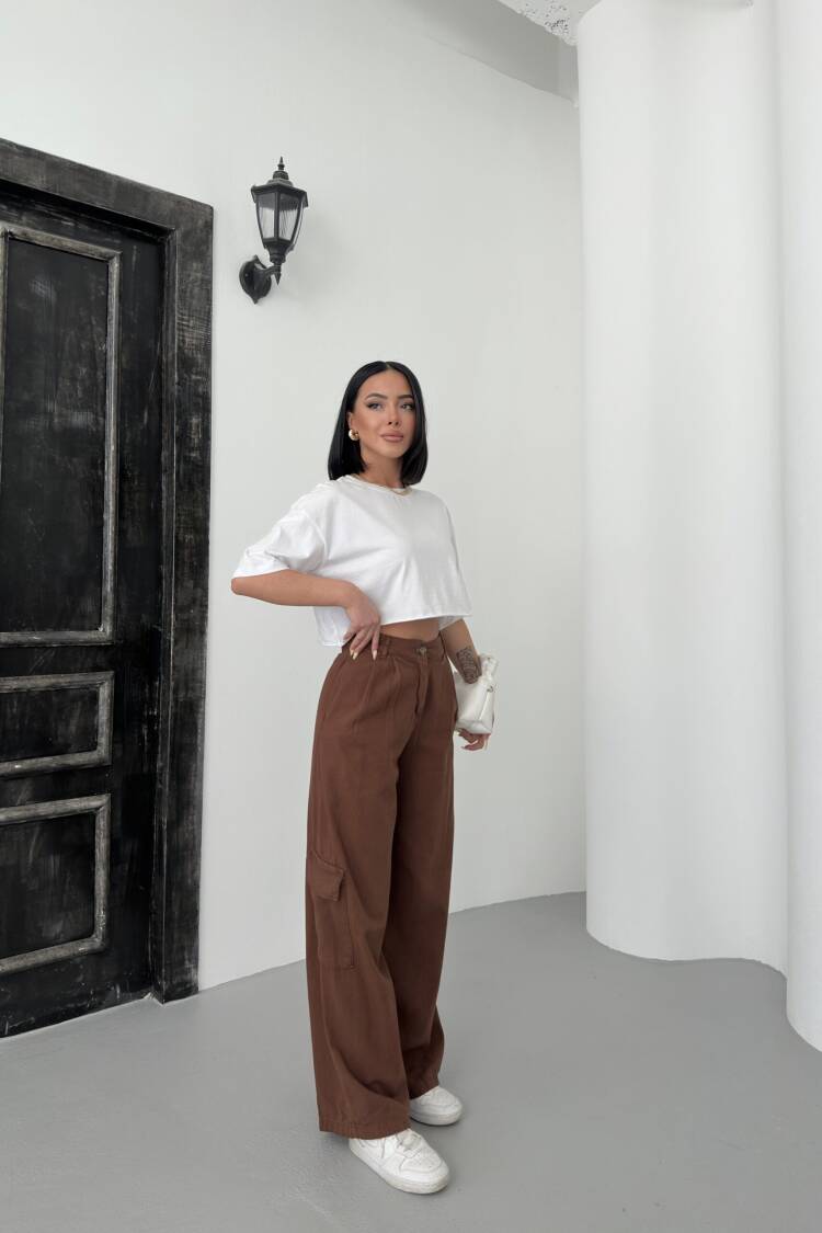 Cargo Pocket Gabardine Pants