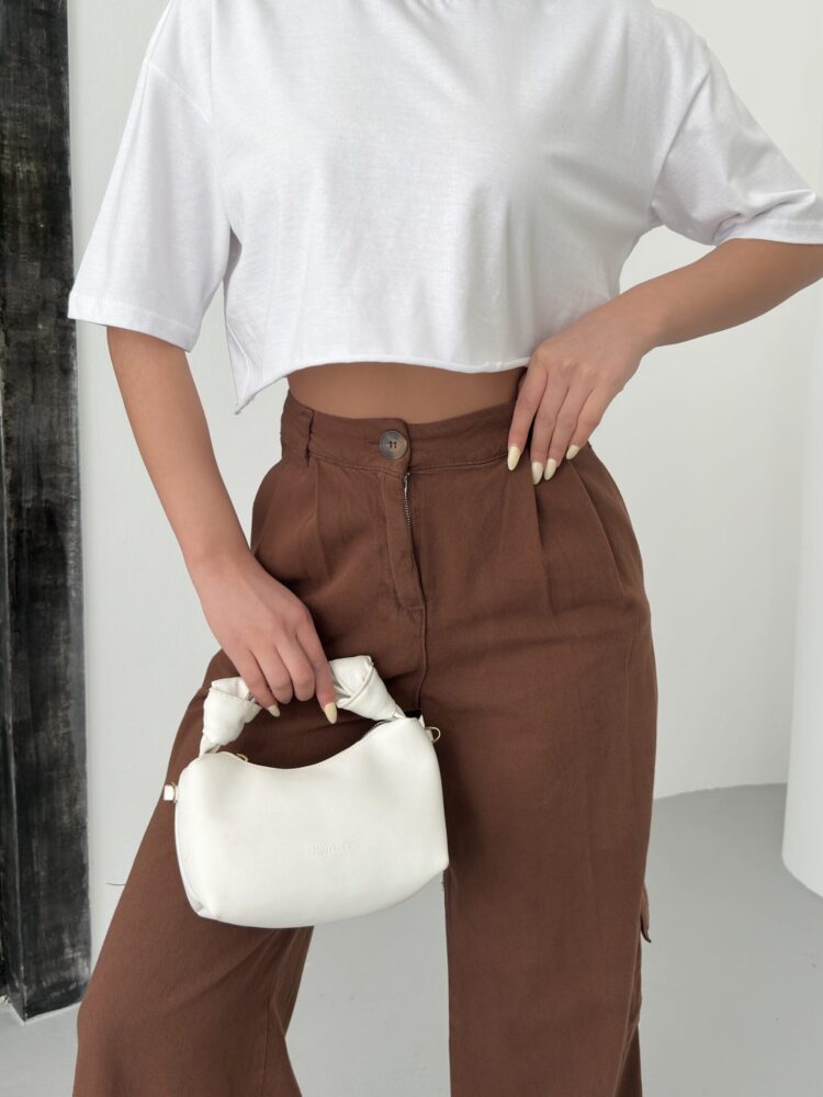 Cargo Pocket Gabardine Pants