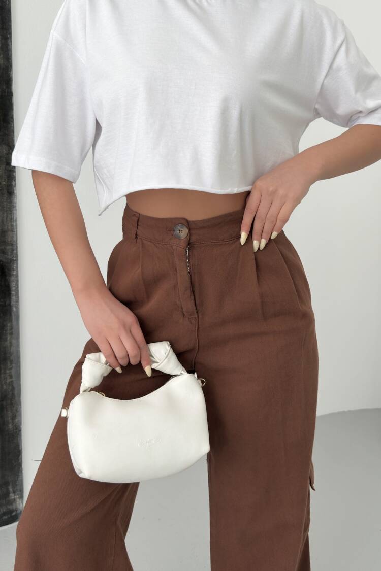 Cargo Pocket Gabardine Pants