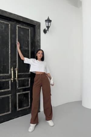 Cargo Pocket Gabardine Pants - My Fashion - Globality Store - Women Clothes Wholesale Turkey
