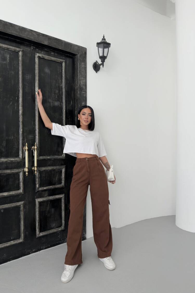 Cargo Pocket Gabardine Pants