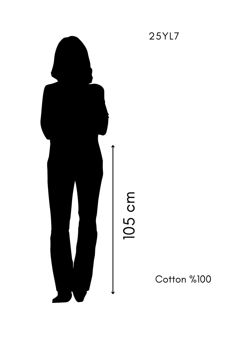 Linen Pants With Elastic Waist And Lace