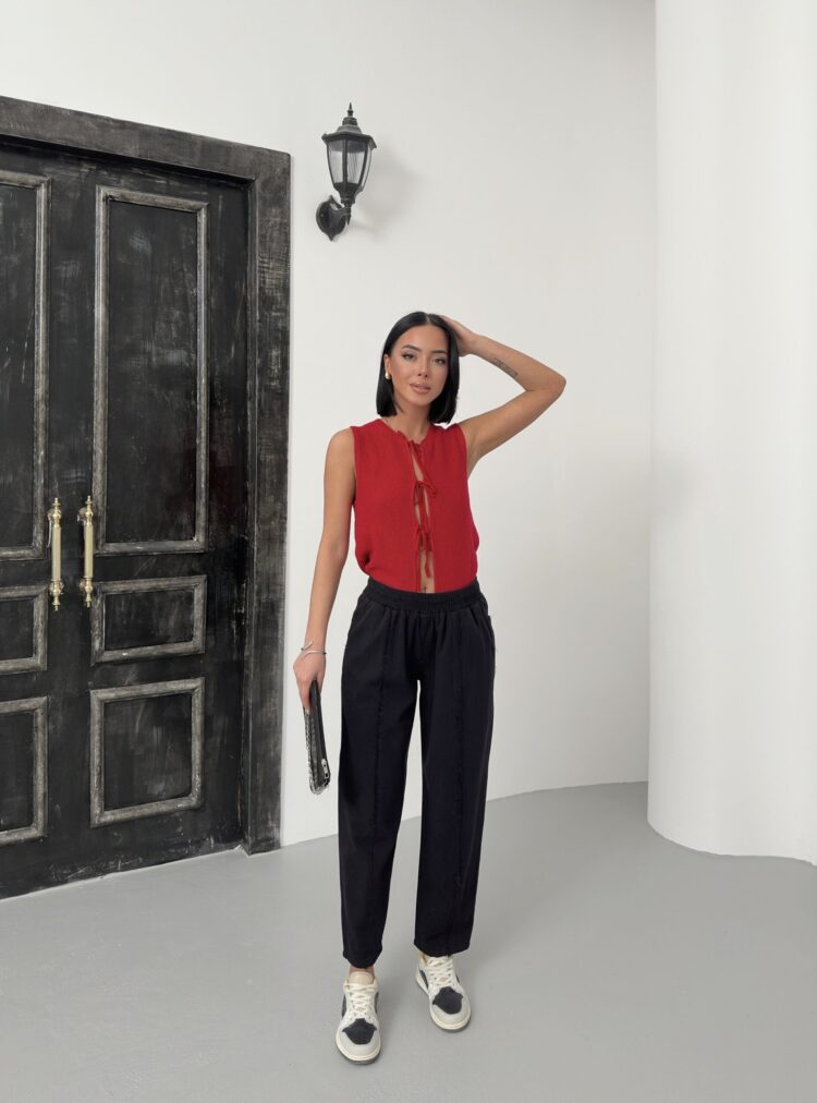 Pleated Gabrdin Pants - My Fashion - Globality Store - Women Clothes Wholesale Turkey