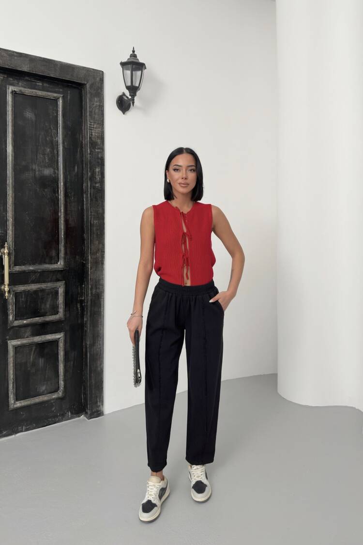 Pleated Gabrdin Pants