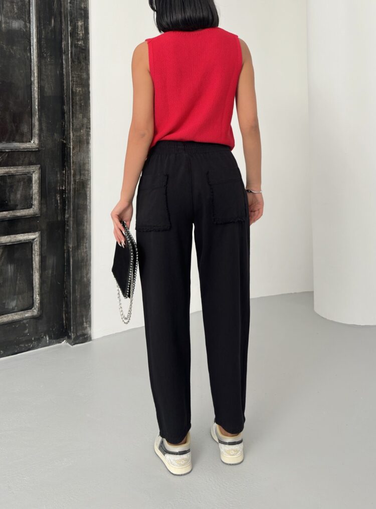 Pleated Gabrdin Pants