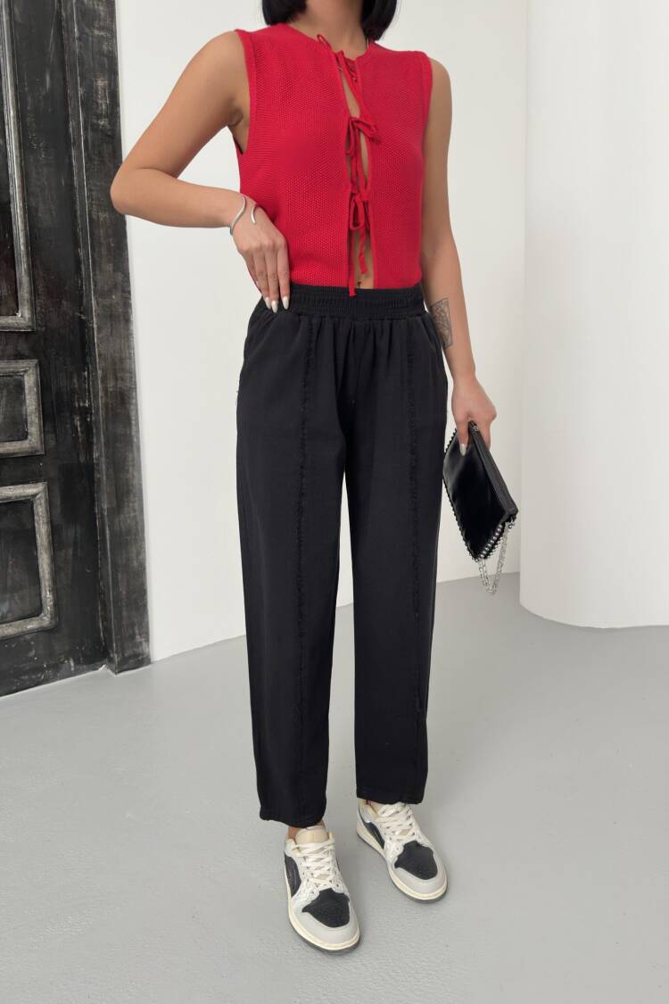 Pleated Gabrdin Pants