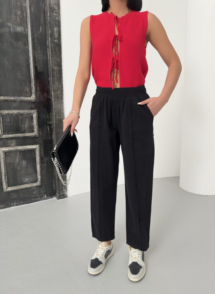 Pleated Gabrdin Pants