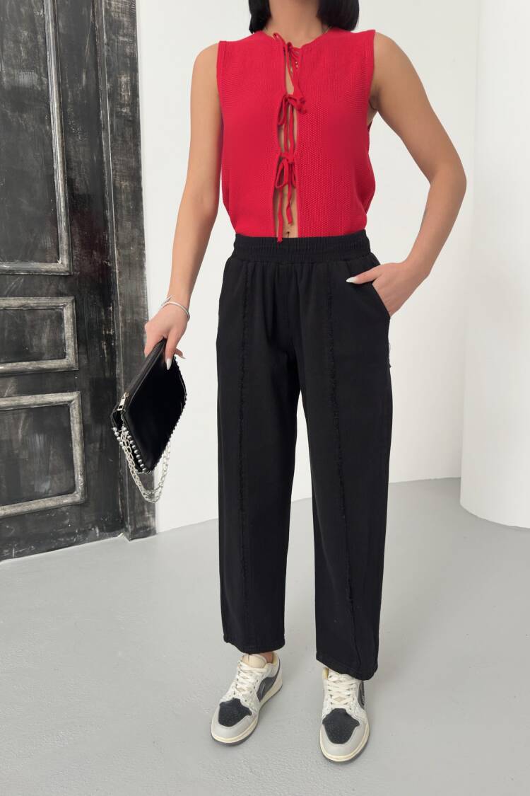 Pleated Gabrdin Pants