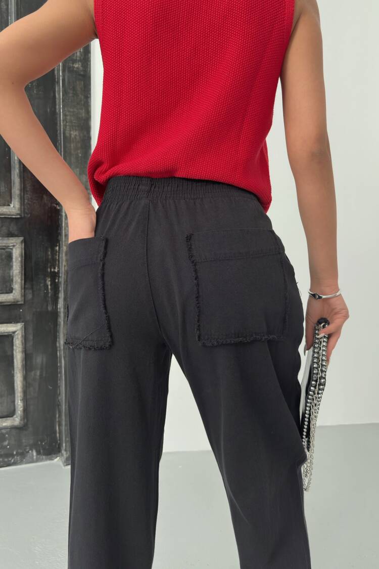 Pleated Gabrdin Pants
