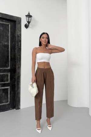 Striped Gabardine Pants - My Fashion - Globality Store - Women Clothes Wholesale Turkey